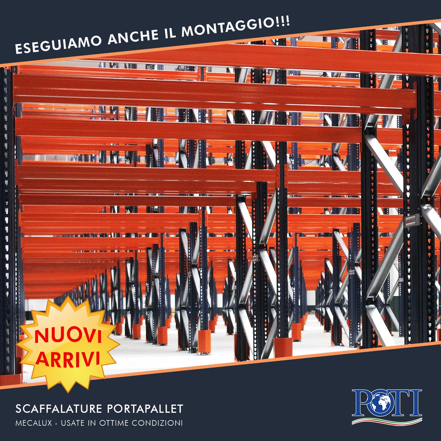 Scaffalatura Porta Pallet